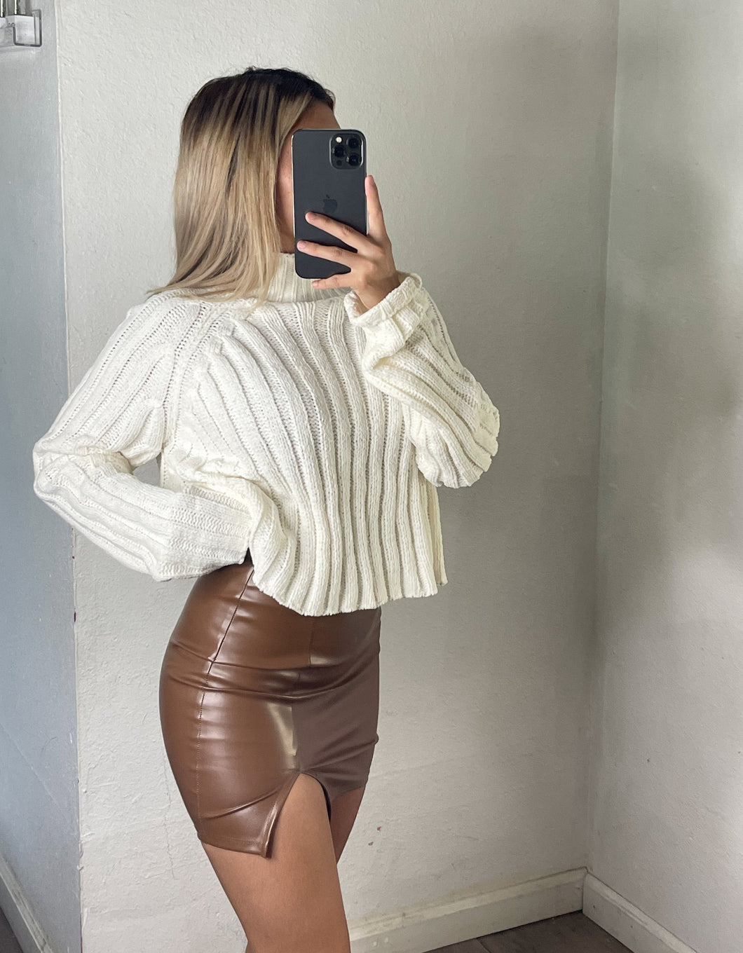 Rayleen Leather Skirt