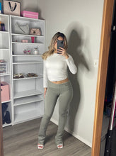 Load image into Gallery viewer, Alix Flare Pants (Sage)
