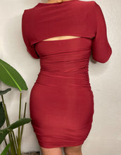 Load image into Gallery viewer, SoulMate Dress Set (Burgundy)
